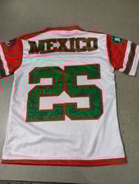 Image 2 of Youth Viva Mexico Jersey (Red Sleeve)