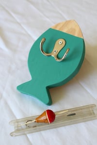 Image 5 of Patère Poisson crochet inox