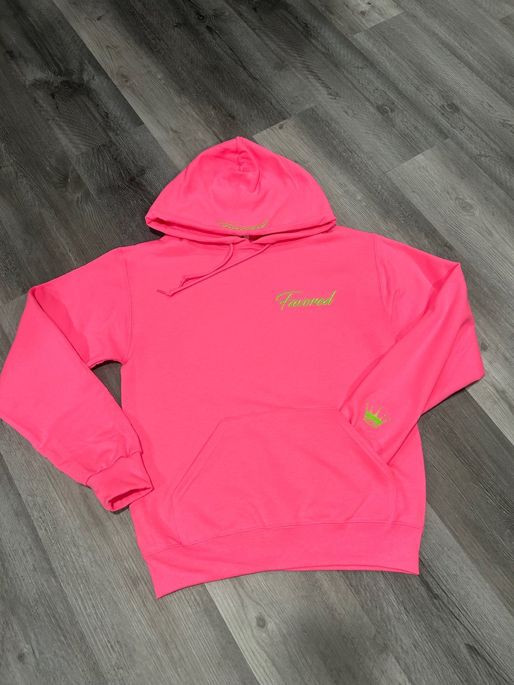 Image of FAVORED Pink Hoodie 