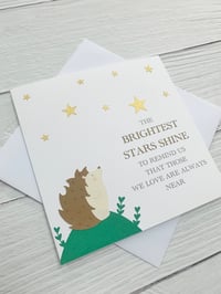 Image 2 of The Brightest Stars Thinking of You Card - Thoughtful Card for Sympathy or Support