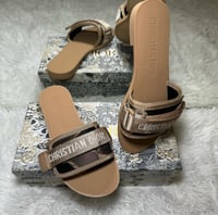 Image 1 of Brown Christian Dior Sandals
