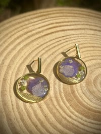 Image 3 of Gathered Bouquet Earrings 