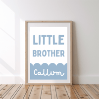 Image 4 of Brother Scallop Personalised Print 