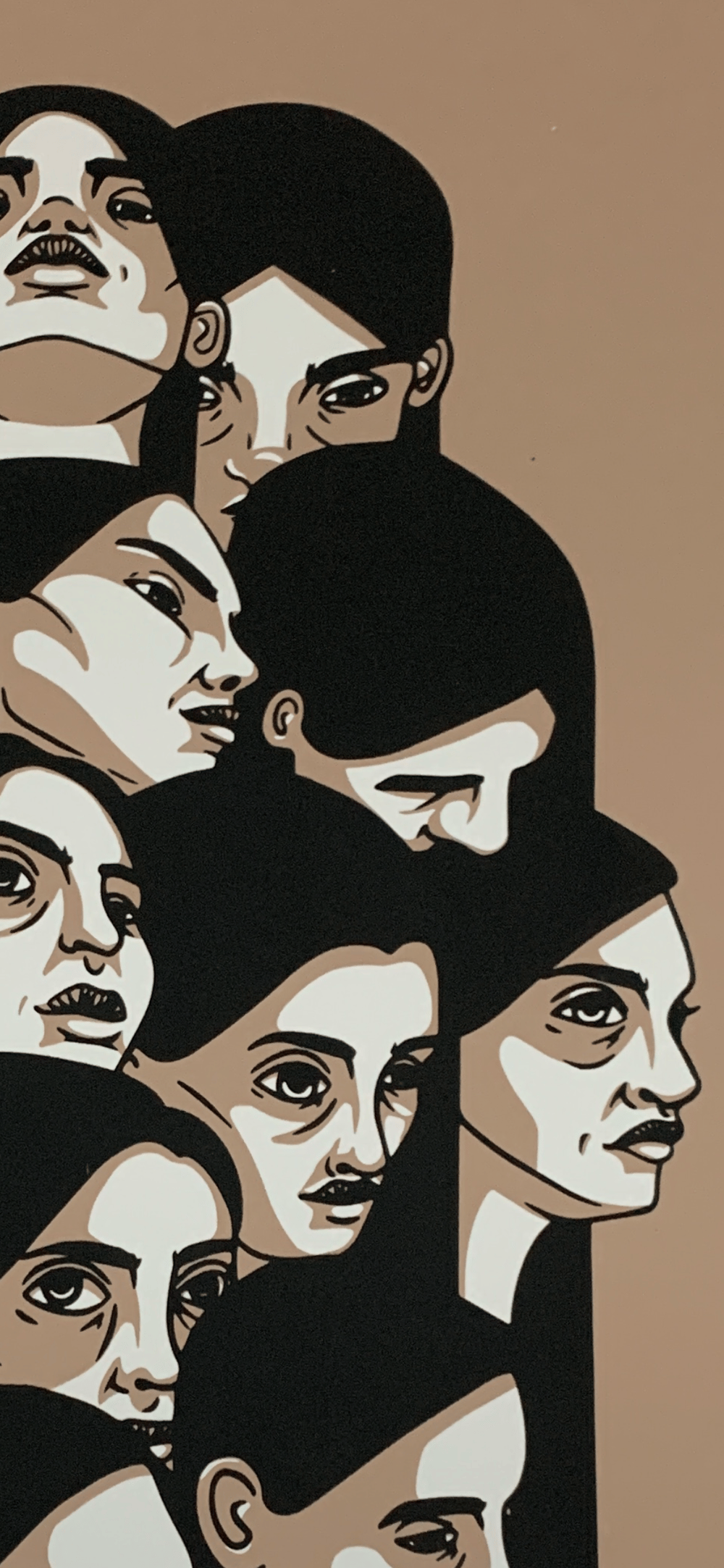 Tower of Heads Print