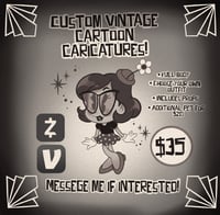 Image 1 of Custom Retro Caricature