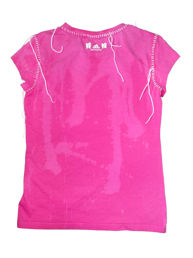 Image of THE END IS NEAR X HARTEX XLONDON 2012 OLYMPICS NOSTALGIA PINK TEE 
