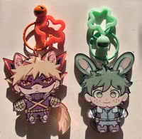 Image 2 of Bakugou and Deku Wagging Charms