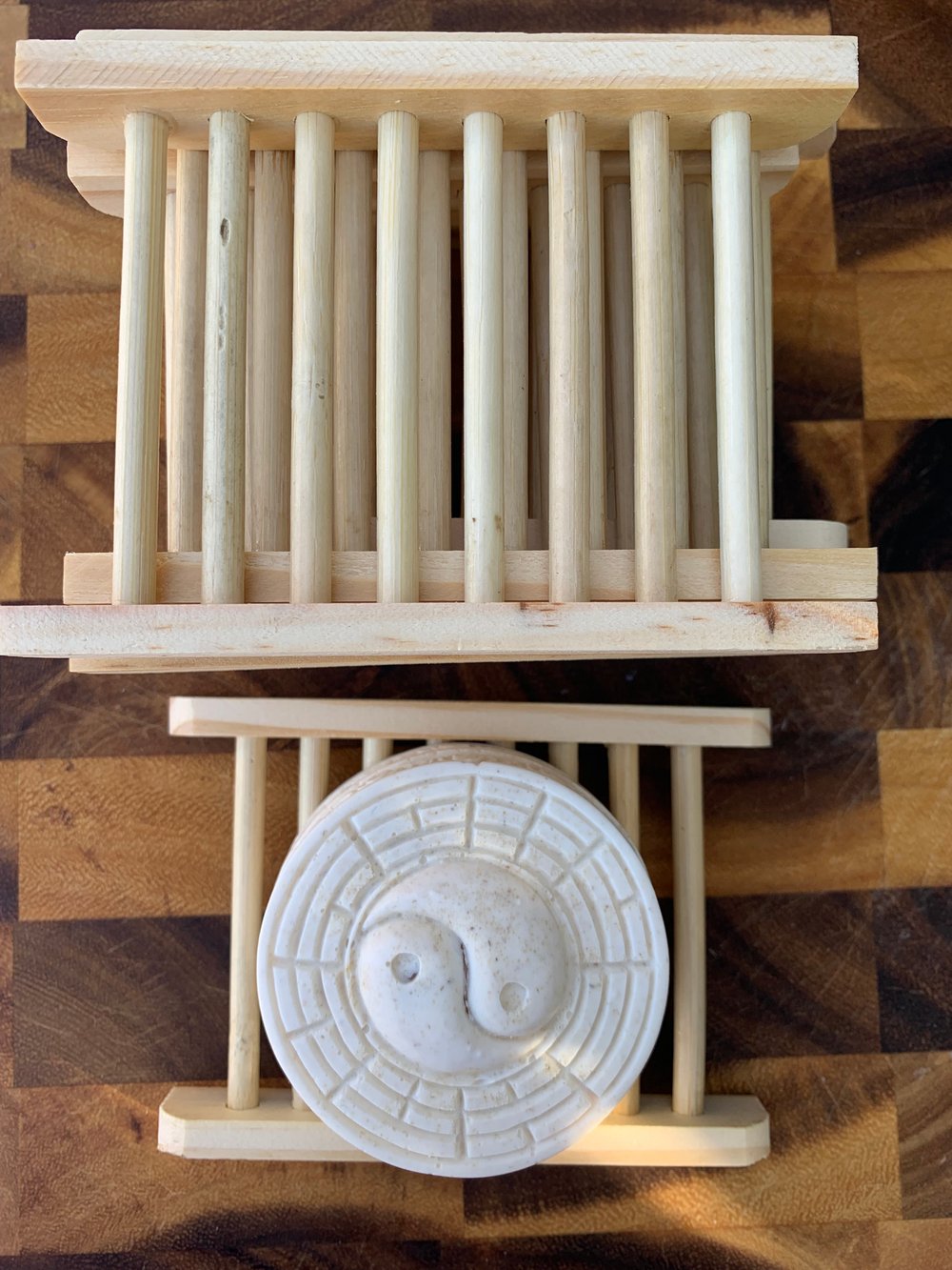 Image of Light Bamboo Soap Holder Pad
