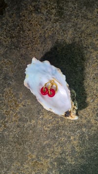 Image 1 of Donut Hoop earrings