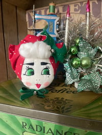Image 1 of Holly Dolly Dangle Christmas Decoration 2