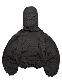 Image 2 of ARMOR BLACK HEAVY KNIT HOOD