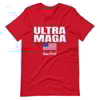 Image 3 of Ultra MAGA Unisex T-shirt, Awakened Patriot, Republican Shirt, Conservative Shirt, Patriot Shirt