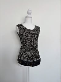 Image 1 of Vintage polka dot tank top // M 