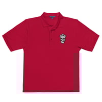 Image 3 of nvrfvr skull Men's Premium Polo