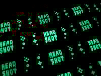 Image 2 of “HEAD SHOT” PVC Game Patch