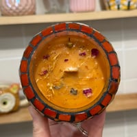 Image 2 of smoked pumpkin scented jack-o’-lantern candle