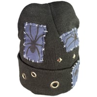 Image 5 of “GNARLY SPIDER #1” Custom Punk Beanie