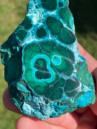 Image 6 of Malachite And Chrysocolla Polished Face #1938