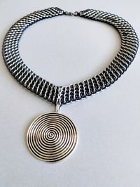 Image 2 of Hypnotic Spiral GSG Necklace