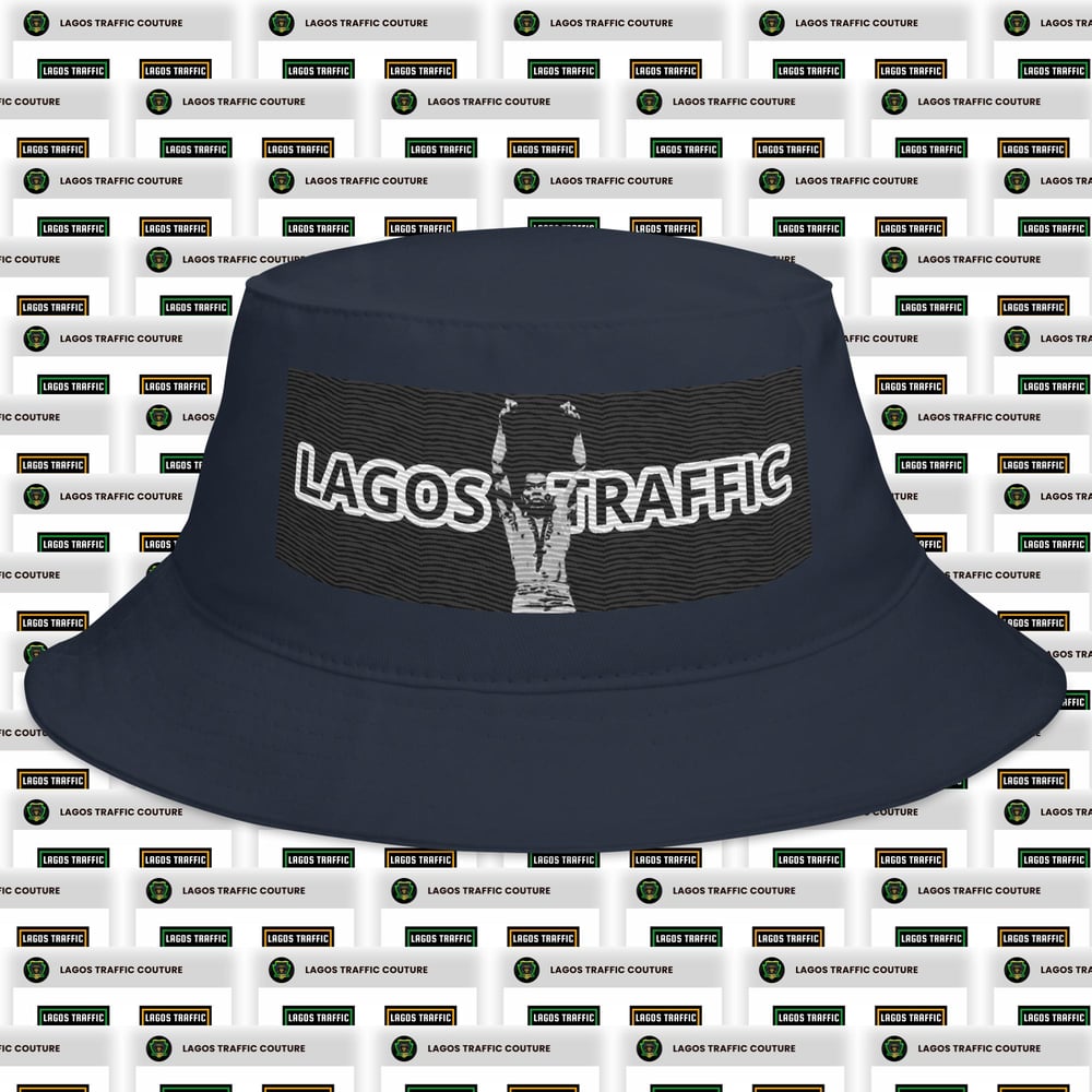 LAGOS TRAFFIC LUX COUTURE TWILL BUCKET HAT (ICON/ BLK/WHT)