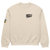 Image 4 of WaiqUhp Oversized heavyweight sweatshirt