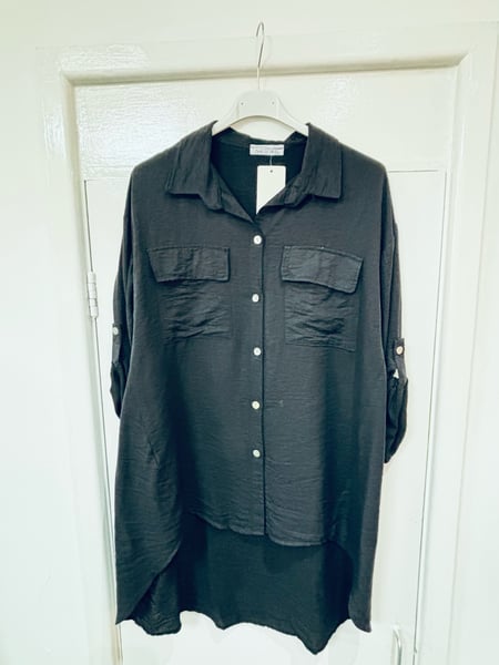 Image of 2 POCKET LONG LINE CLASSIC SHIRT