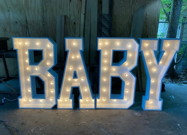 Image of Marquee letters 