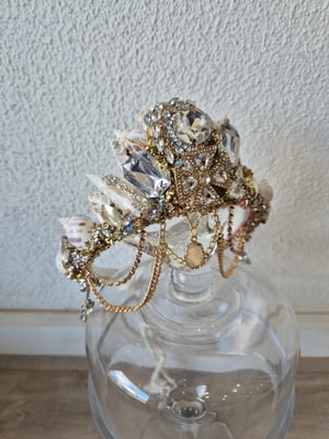 Image of Boho/Mermaid Crown. Shell & Jemstones.