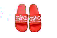 Image 1 of Red 3D slippers