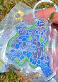 Image 2 of Lichen Moss Keychain/Charm