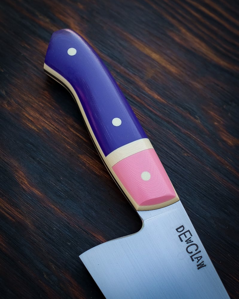 Image of 7.25” Kiritsuke - PURPLE/PINK