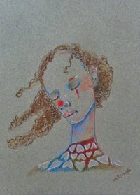 Image 3 of Common harlequin (Series) Charcoal 