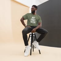 Image 2 of Not Today Satan Men's Tee - White