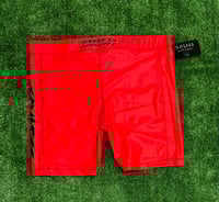 Image 3 of Sayless Biker Shorts (red & black)