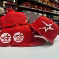 Image 1 of New Era 59Fifty Daily Front Door Red