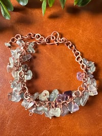 Image 2 of Fluera — Rainbow Fluorite Chip Dangle Bracelet