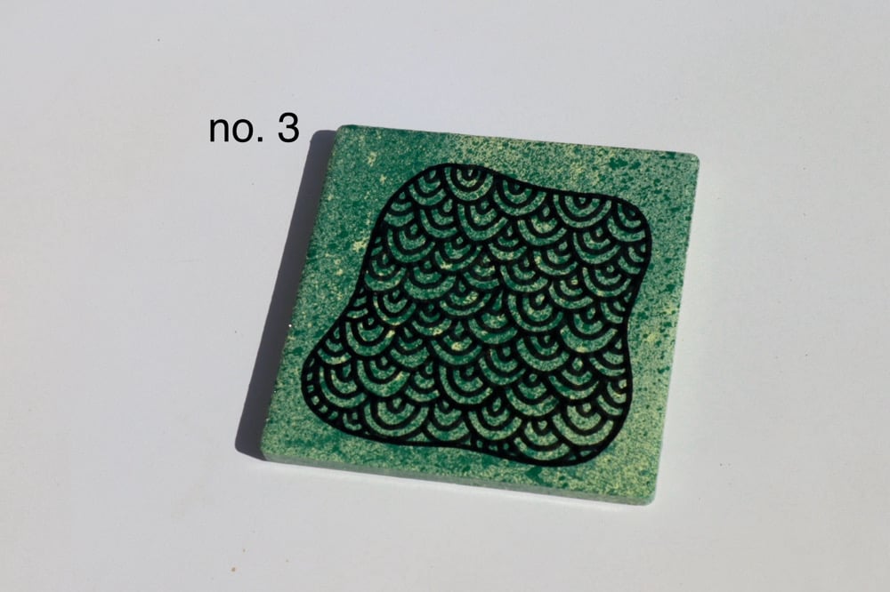 Image of coasters - green 