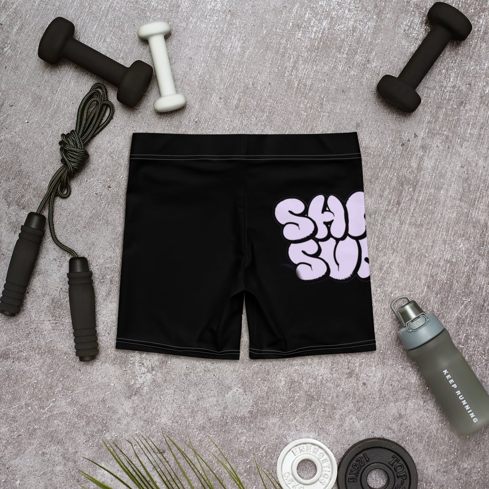 Image of SHAKE SUMM BLACK Work Out Shorts