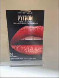 Image 1 of Maybelline Python Metallic Lip Kit 05 Passionate 