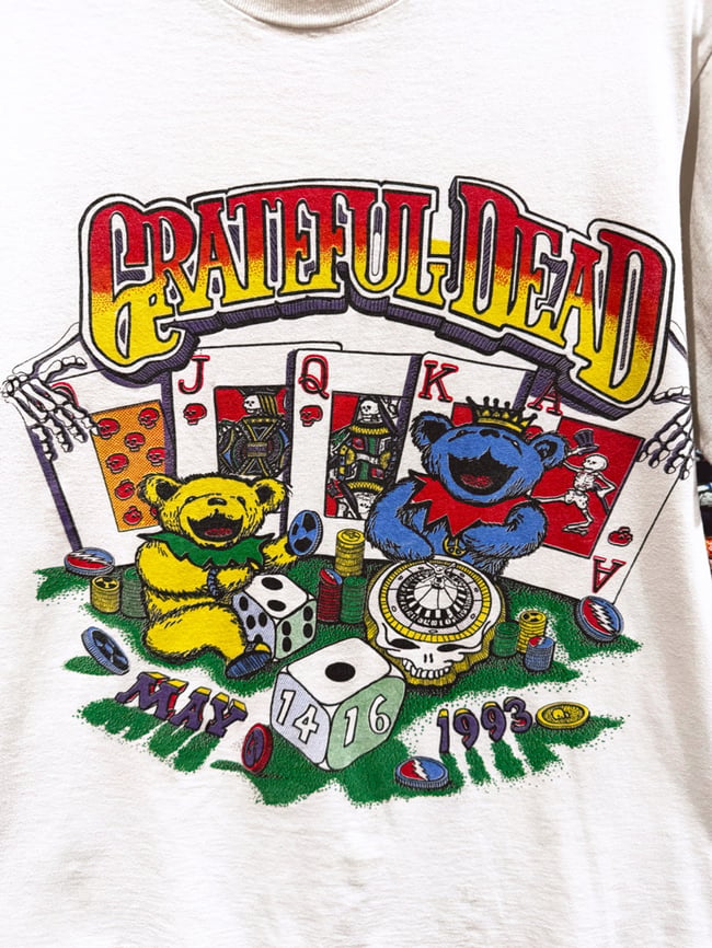 Grateful Dead 1993 Las Vegas Lot T-Shirt - Fits L