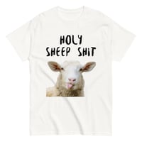 Image 2 of Unisex classic tee, Holy Sheep Shirt | Funny Sheep Humor Graphic Tee