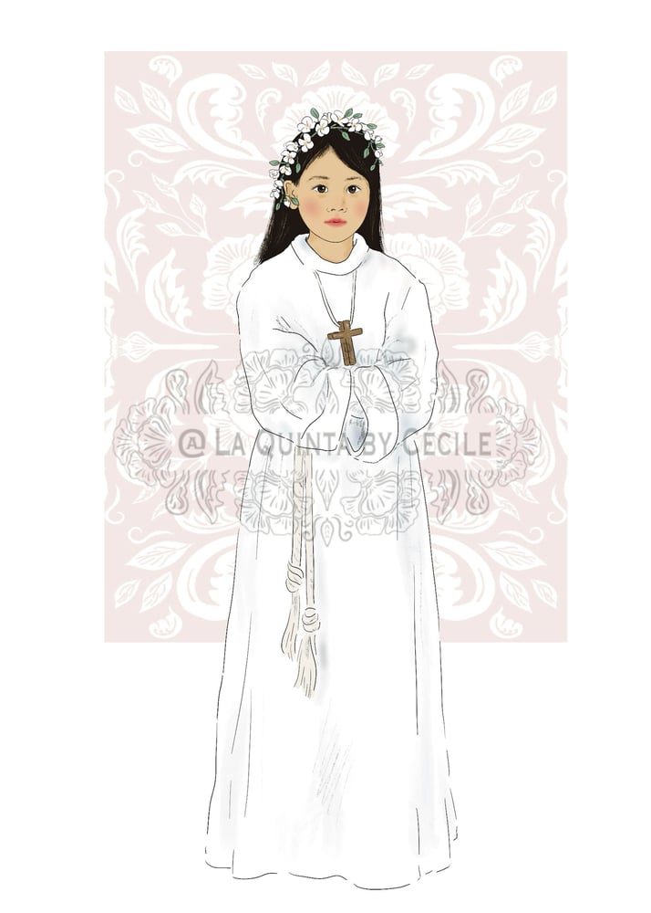 Image of Image de profession de foi fille