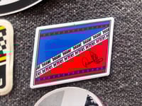 Image 17 of DUANE PETERS TRICK LIST W STICKERS AND SHADES INDY OJ 