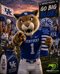 Image 5 of University of Kentucky UK Wildcats custom Golf Club Cover hand knit logo College football -aa40f948