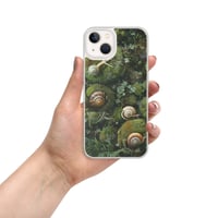 Image 23 of Flora and Fauna Goblincore Grunge Snails and Moss Clear Case for iPhone®