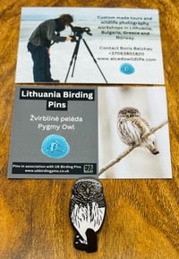 Image 3 of Lithuanian Birding Pins - Choose A Species