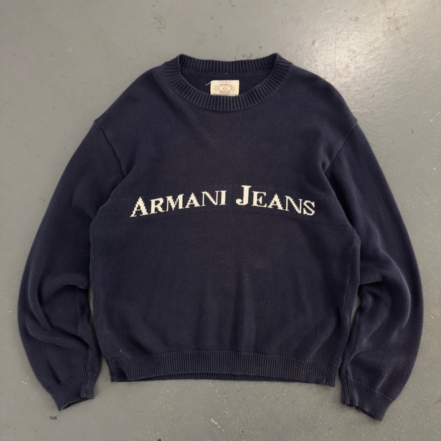 Image of Armani jeans knitted sweater, size medium 
