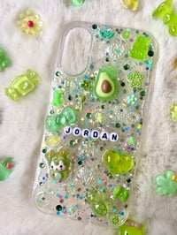 Green Junk/Charm Phone Case