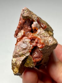 Image 6 of Red Botryoidal Chalcedony Specimen Peru #2455