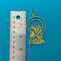 Image 3 of Large Embossed Vintage Tin & Brass